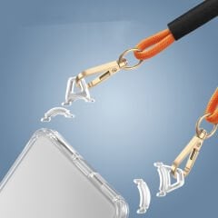 Xiaomi 14T Pro Kılıf Airbagli Takılabilir Askı Aparatlı Snap Silikon Kapak