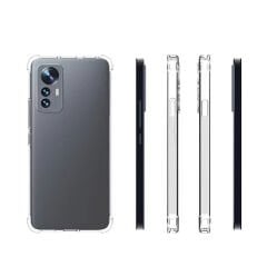 Xiaomi Mi 12 Lite Kılıf Nitro Anti Shock Darbe Emici Köşe Korumalı Şeffaf Silikon Kapak