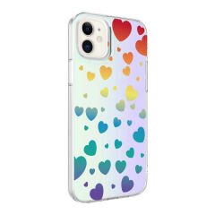 iPhone 11 Kılıf M-Blue Desenli Kapak