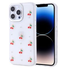 iPhone 14 Pro Kılıf Airbag Tasarımlı Simli Şeffaf Kutup Kapak