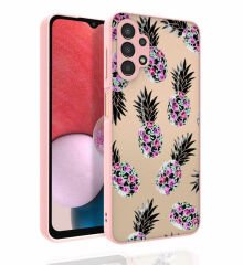 Samsung Galaxy A13 4G Kılıf Desenli Kamera Korumalı Parlak Nora Kapak