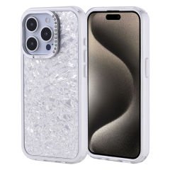 iPhone 15 Pro Kılıf Taşlı Tasarımlı Kapi Kapak