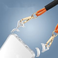 Samsung Galaxy A06 Kılıf Airbagli Takılabilir Askı Aparatlı Snap Silikon Kapak