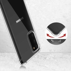 Samsung Galaxy A31 Kılıf Nitro Anti Shock Darbe Emici Köşe Korumalı Şeffaf Silikon Kapak