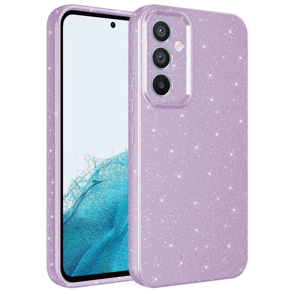 Samsung Galaxy A14 Kılıf Kamera Korumalı Simli Lüks Koton Kapak Kılıf