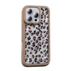 iPhone 16 Pro Max Kılıf Taşlı ve Simli Tasarım Azra Kapak
