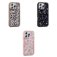 iPhone 16 Pro Max Kılıf Taşlı ve Simli Tasarım Azra Kapak