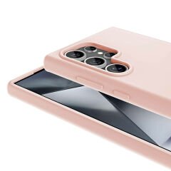 Samsung Galaxy S24 Ultra Kılıf Magsafe Şarj Özellikli Sıvı Teknolojili Silinebilir Sert Kivi Kapak