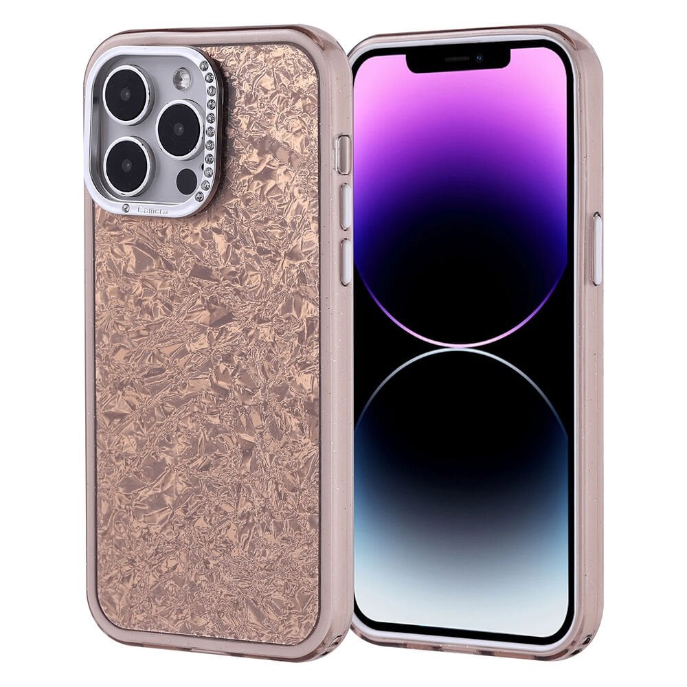 iPhone 15 Kılıf Taşlı Tasarımlı Kapi Kapak