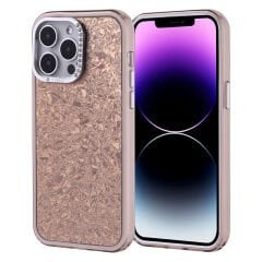 iPhone 15 Kılıf Taşlı Tasarımlı Kapi Kapak