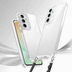 Samsung Galaxy A36 Kılıf Airbagli Takılabilir Askı Aparatlı Snap Silikon Kapak