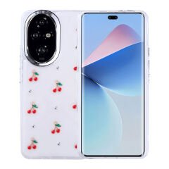 Honor 200 Kılıf Airbag Tasarımlı Simli Şeffaf Kutup Kapak