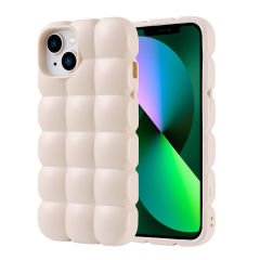 iPhone 14 Kılıf Parlak Esnek Silikon Dom Dom Kapak