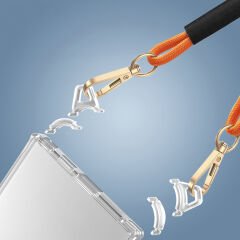 Samsung Galaxy S25 Ultra Kılıf Airbagli Takılabilir Askı Aparatlı Snap Silikon Kapak