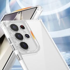 Samsung Galaxy S25 Ultra Kılıf Airbagli Takılabilir Askı Aparatlı Snap Silikon Kapak