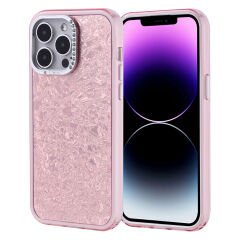 iPhone 14 Pro Max Kılıf Taşlı Tasarımlı Kapi Kapak