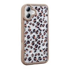 iPhone 16 Plus Kılıf Taşlı ve Simli Tasarım Azra Kapak
