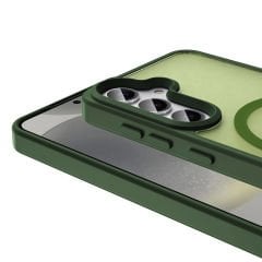 Samsung Galaxy S24 Kılıf Magsafe Şarj Özellikli Mat Arka Yüzey Sio Kapak