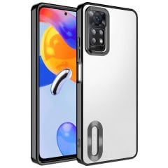 Xiaomi Redmi Note 12 Pro 4G Kamera Korumalı Logo Gösteren Omega Kapak kılıf