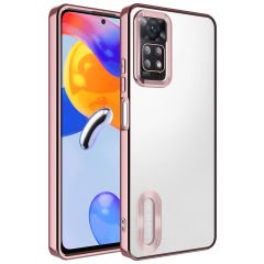 Xiaomi Redmi Note 12 Pro 4G Kamera Korumalı Logo Gösteren Omega Kapak kılıf