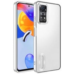 Xiaomi Redmi Note 12 Pro 4G Kamera Korumalı Logo Gösteren Omega Kapak kılıf