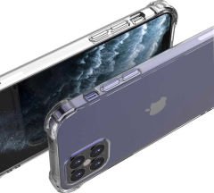 iPhone 12 Pro Max Kılıf Nitro Anti Shock Darbe Emici Köşe Korumalı Şeffaf Silikon Kapak