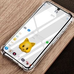 Oppo A9 2020 Kılıf Nitro Anti Shock Darbe Emici Köşe Korumalı Şeffaf Silikon Kapak