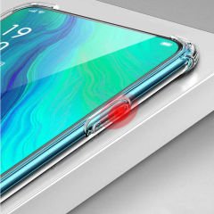 Oppo A9 2020 Kılıf Nitro Anti Shock Darbe Emici Köşe Korumalı Şeffaf Silikon Kapak