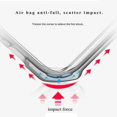 Oppo A5 2020 Kılıf Nitro Anti Shock Darbe Emici Köşe Korumalı Şeffaf Silikon Kapak