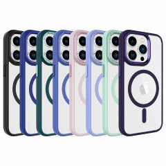 iPhone 15 Pro Max Kılıf Wireless Şarj Özellikli Krom Magsafe Silikon Kapak Kılıf