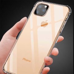 iPhone 11 Pro Max Kılıf Nitro Anti Shock Darbe Emici Köşe Korumalı Şeffaf Silikon Kapak