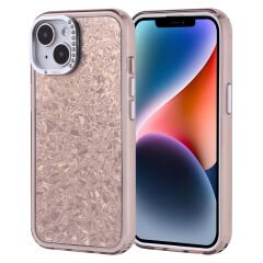 iPhone 14 Kılıf Taşlı Tasarımlı Kapi Kapak