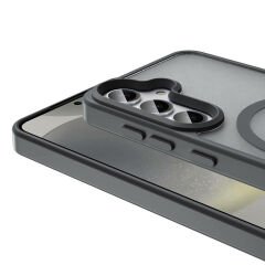 Samsung Galaxy S24 Plus Kılıf Magsafe Şarj Özellikli Mat Arka Yüzey Sio Kapak