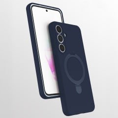 Samsung Galaxy S25 FE Kılıf Kablosuz Şarj Özellikli Standlı Samara Kapak