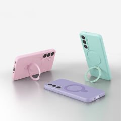 Samsung Galaxy S25 FE Kılıf Kablosuz Şarj Özellikli Standlı Samara Kapak