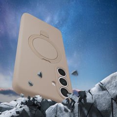 Samsung Galaxy S25 FE Kılıf Kablosuz Şarj Özellikli Standlı Samara Kapak