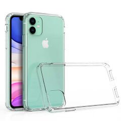 iPhone 11 Kılıf Nitro Anti Shock Darbe Emici Köşe Korumalı Şeffaf Silikon Kapak
