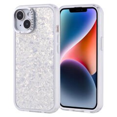 iPhone 13 Kılıf Taşlı Tasarımlı Kapi Kapak