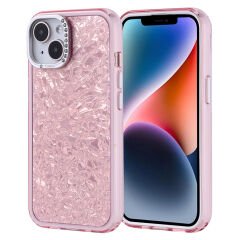 iPhone 13 Kılıf Taşlı Tasarımlı Kapi Kapak