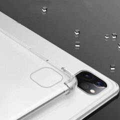 iPad Pro 12.9 2022 M2 Kılıf Nitro Anti Shock Darbe Emici Köşe Korumalı Şeffaf Silikon Kapak