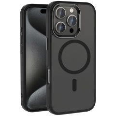 iPhone 16 Pro Max Kılıf Magsafe Şarj Özellikli Parlak Kamera Çerçeveli Kost Kapak