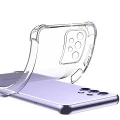 Samsung Galaxy A73 Kılıf Nitro Anti Shock Darbe Emici Köşe Korumalı Şeffaf Silikon Kapak