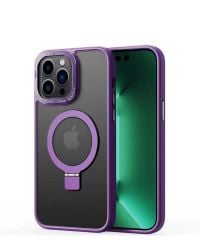 iPhone 14 Pro Kılıf Magsafe Wireless Şarj Özellikli Standlı Ting Kapak