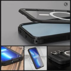 Samsung Galaxy S24 Kılıf Magsafe Şarj Özellikli 1-1 Su Geçirmez Kılıf