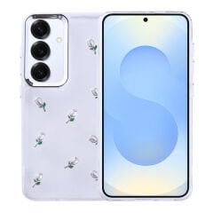 Samsng Galaxy S25 Plus Kılıf Airbag Tasarımlı Simli Şeffaf Kutup Kapak