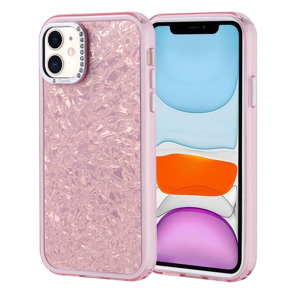 iPhone 11 Kılıf Taşlı Tasarımlı Kapi Kapak