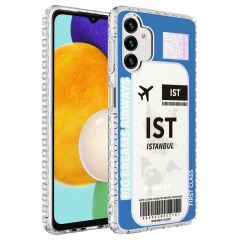 Samsung Galaxy A13 4G Kılıf Airbag Kenarlı Renkli Desenli Silikon Elegans Kapak