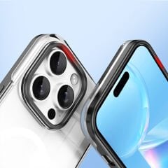 iPhone 16 Pro Kılıf Magsafe Şarj Özellikli Çıkarılabilir Arka Yüzeyli Polar Kapak