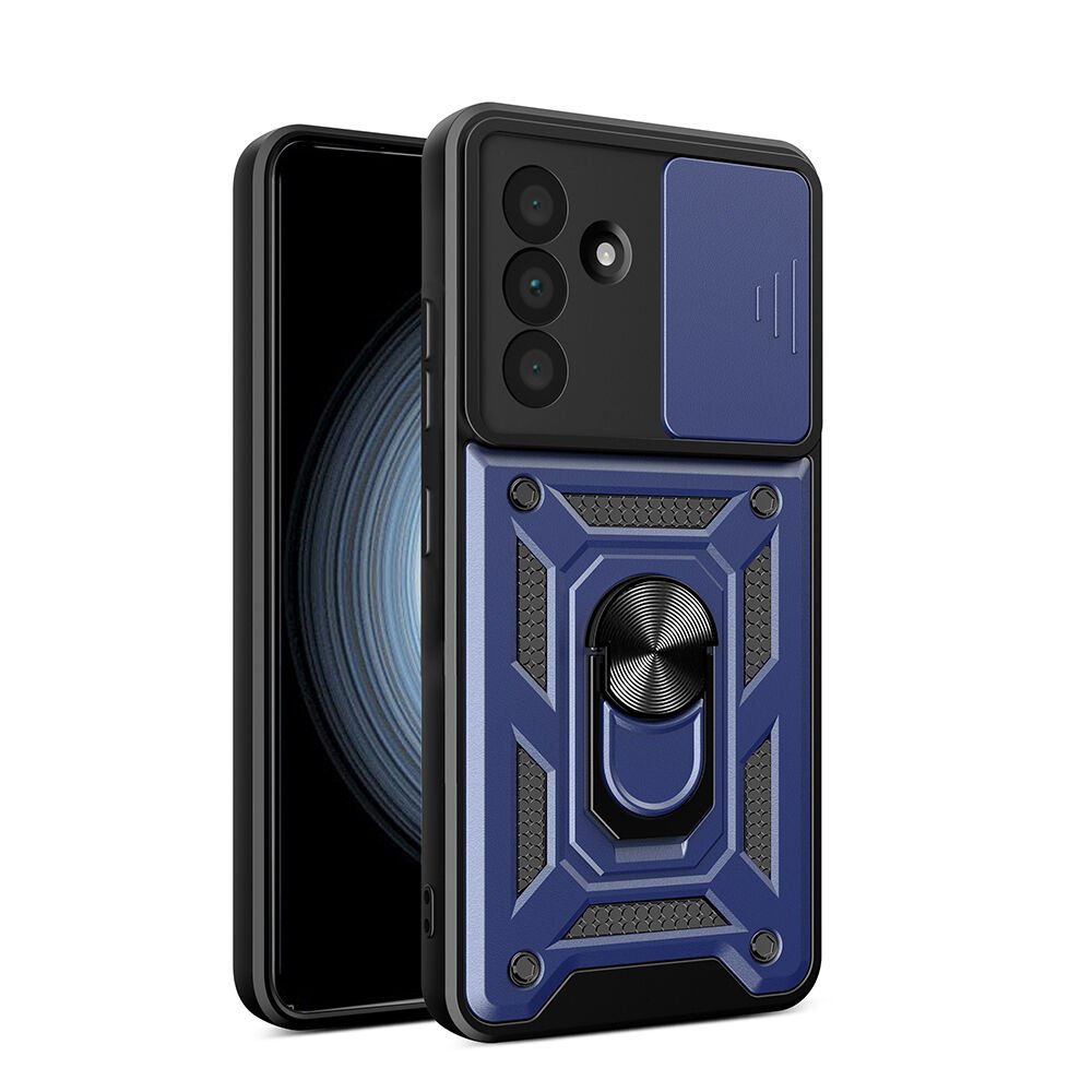 Samsung Galaxy A36 Kılıf Magnetik Standlı Kamera Korumalı Sürgülü Vega Kapak