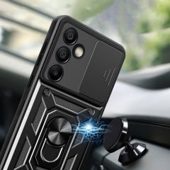 Samsung Galaxy S24 FE Kılıf Magnetik Standlı Kamera Korumalı Sürgülü Vega Kapak